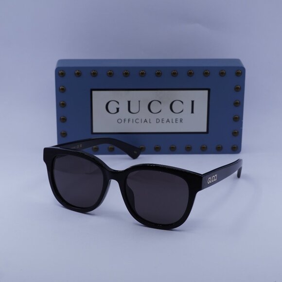 Gucci GG1797SK 001 Square Sunglasses - Black\Grey - Picture 1 of 11